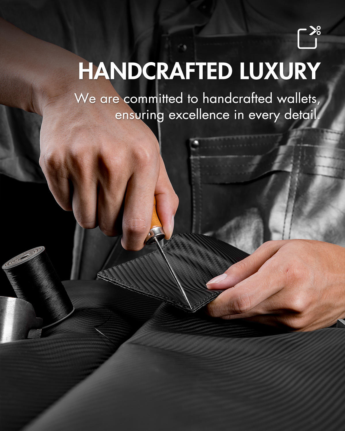 Minimalist Slim Carbon Fiber Trifold Wallet for Men – RFID Blocking Magnetic Closure Credit Card Holder with ID Window & Multiple Slots, Compact Front Pocket Men’s Wallet