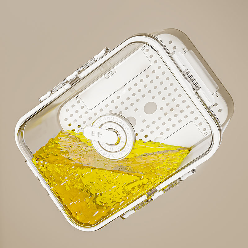 3PCS Refrigerator Fresh Storage Box with Lid – Clear Stackable Food Organizer Bins for Fruits, Vegetables & Snacks, Kitchen Fridge Storage Containers for Home, Picnic & Outdoor Use