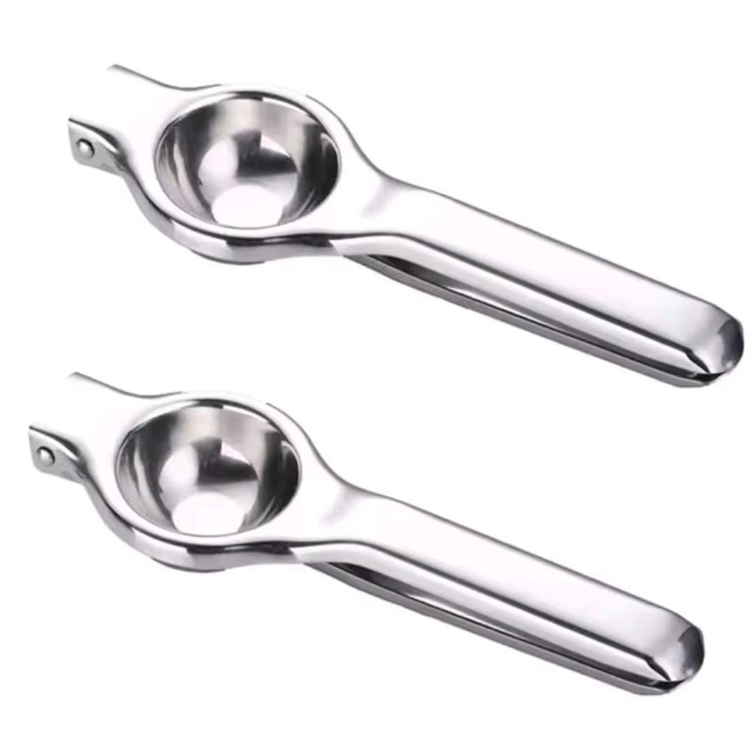 Lemon Squeezer – Heavy Duty Metal Citrus Juicer, Manual Hand Press for Lemons, Limes & Small Oranges, Ergonomic Handle, Easy to Use & Clean Kitchen Tool for Fresh Juice